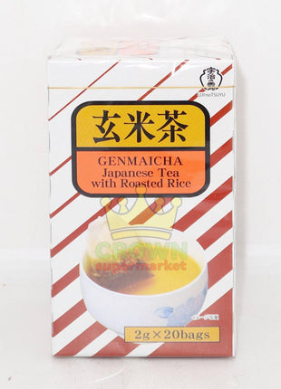 UJI no TSUYU Genmaicha Japanese Tea with Roasted Rice 20 x 2g - Crown Supermarket