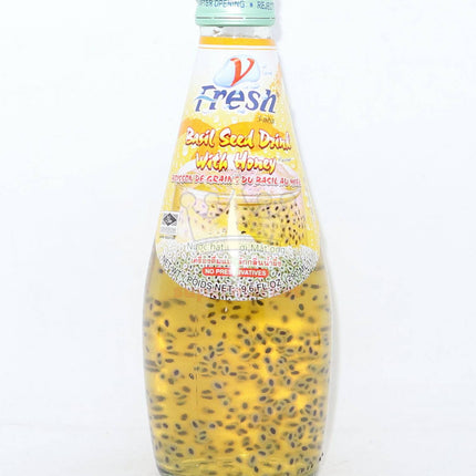 V Fresh Basil Seed Drink With Honey 290ml - Crown Supermarket