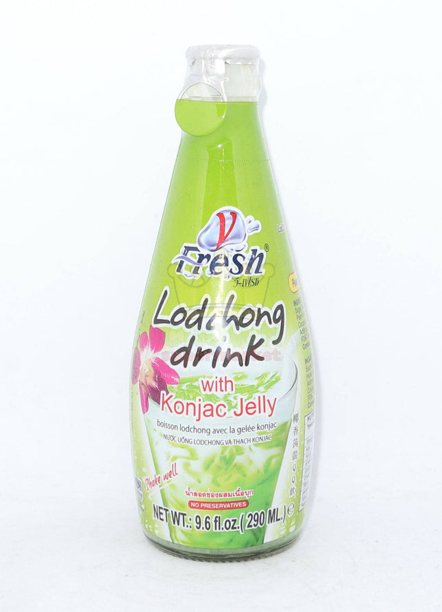 V Fresh Lodchong Drink with Konjac Jelly 290ml - Crown Supermarket