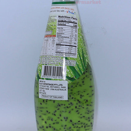 V Fresh Pandan Drink with Basil Seed 290ml - Crown Supermarket