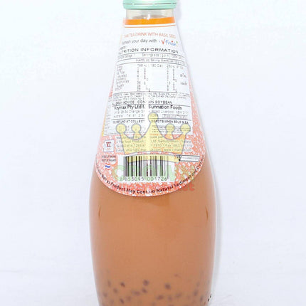 V Fresh Thai tea Drink with Basil Seed 290ml - Crown Supermarket