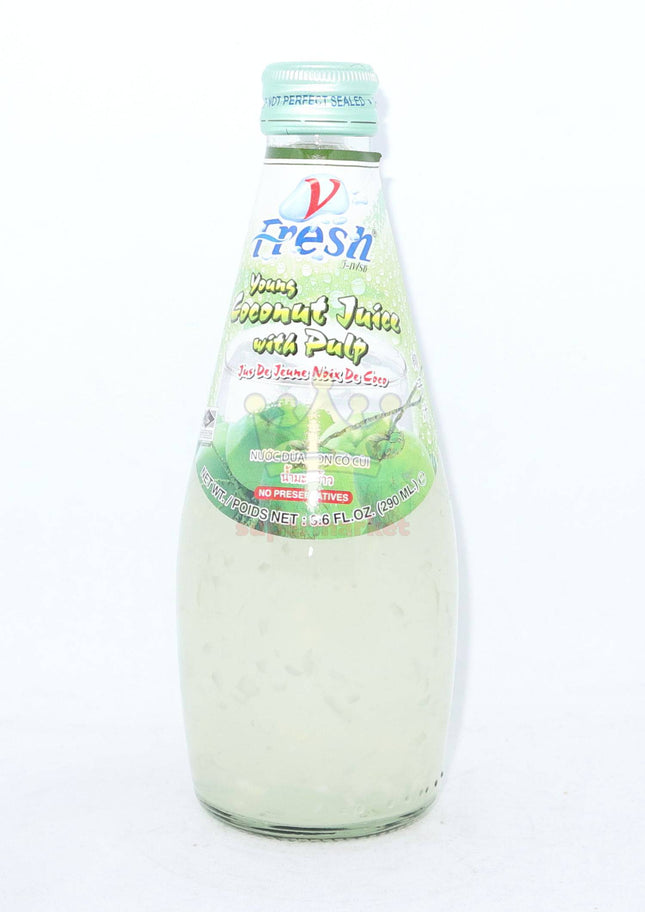 V Fresh Young Coconut Juice with Pulp 290ml - Crown Supermarket