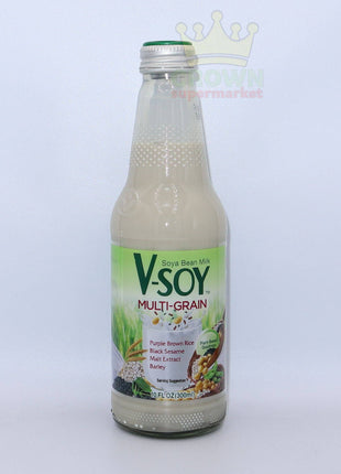 V-Soy Soya Bean Milk Multi-Grain 6x300ml - Crown Supermarket