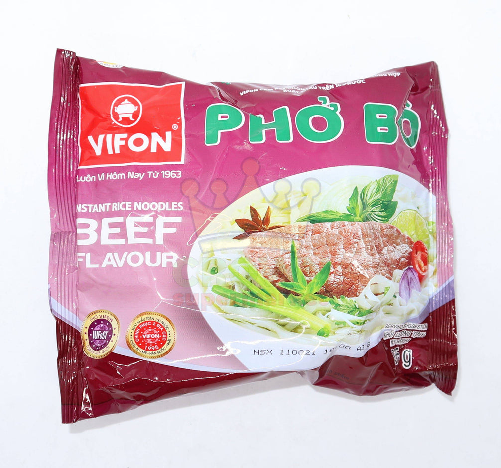 Vifon Pho Bo Rice Noodles Beef 65g Crown Supermarket