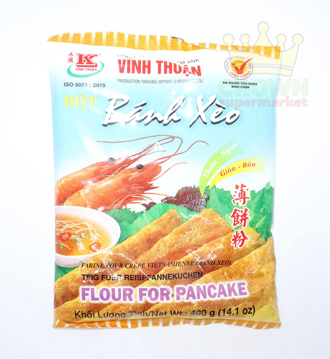 Vinh Thuan Flour for Pancake (Bot Banh Xeo) 400g - Crown Supermarket