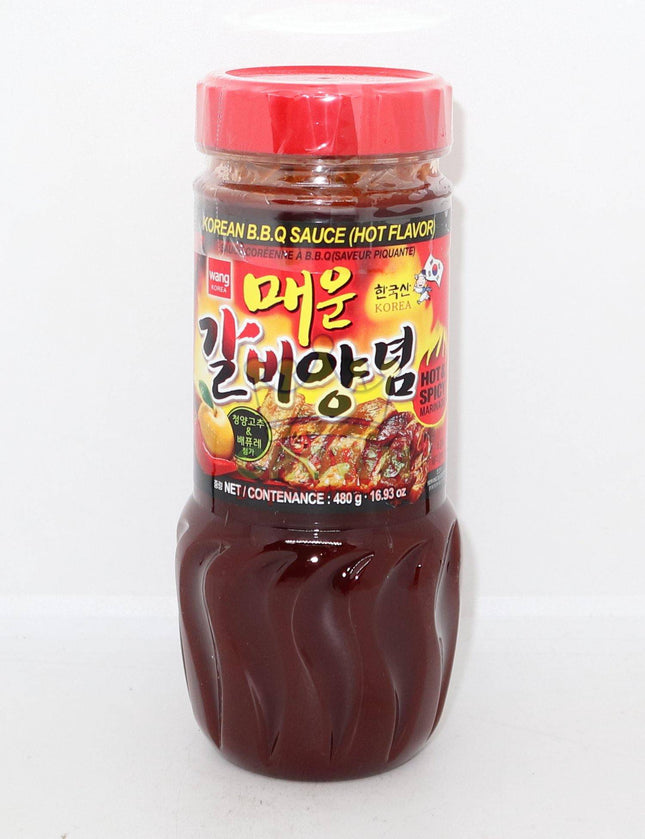 Wang Korean BBQ Sauce Hot (Hot & Spicy Marinade) 480g - Crown Supermarket