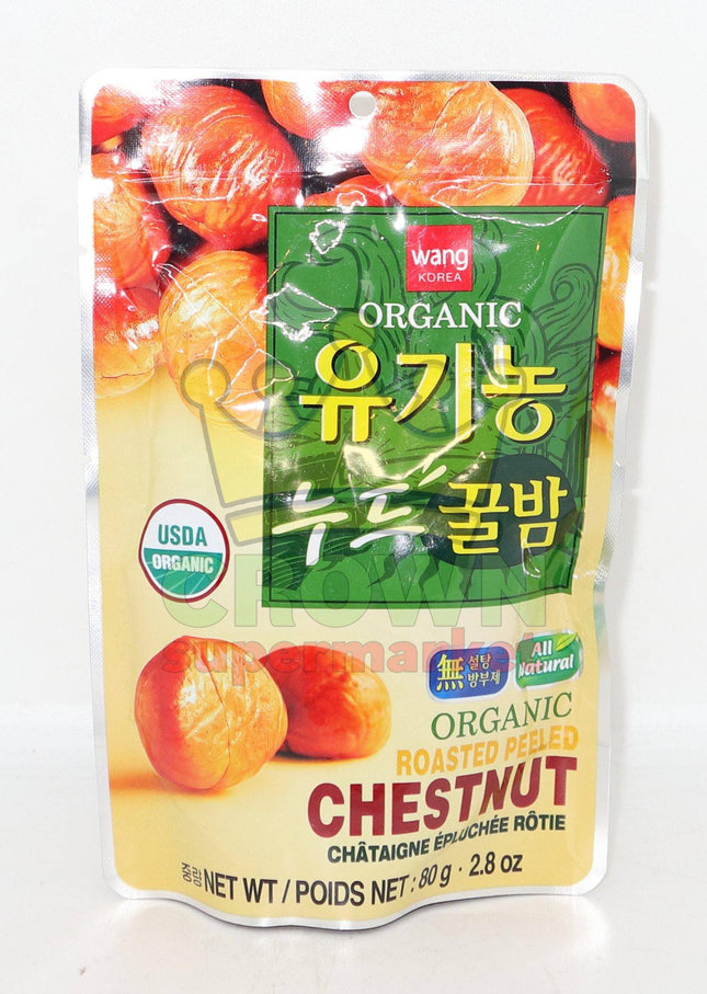 Wang Organic Roasted Peeled Chestnut 80g - Crown Supermarket