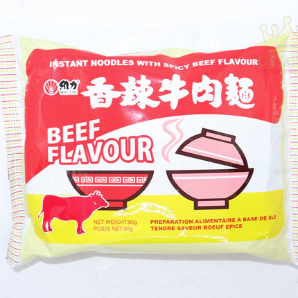 Wei Lih Instant Noodles Spicy Beef Flavour 85g - Crown Supermarket