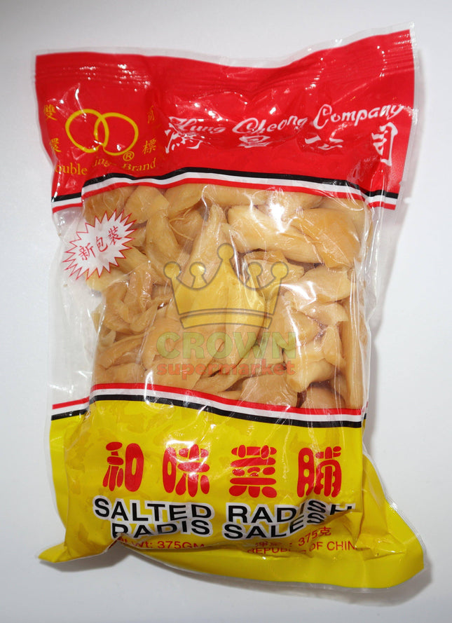 Double Rings Salted Radish 375g - Crown Supermarket