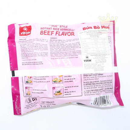 Vifon Bun Bo hue Hue Style Instant Rice Vermicelli 65g - Crown Supermarket