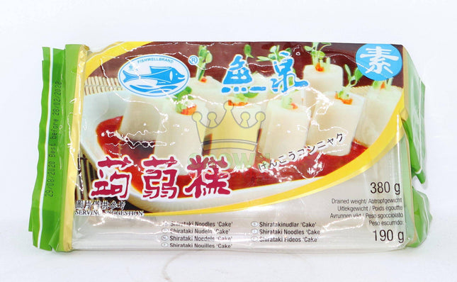Fishwell Shirataki Noodles Cake (Konjac) 380g - Crown Supermarket