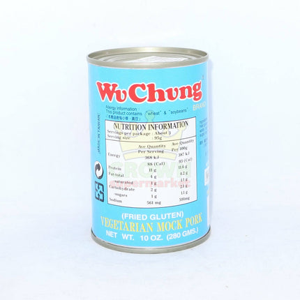 Wu Chung Vegetarian Mock Pork (Fried Gluten) 280g - Crown Supermarket