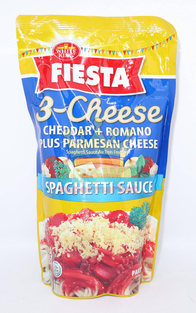 White King Spaghetti Sauce 3-Cheese (Cheddar + Romano + Parmesan) 900g - Crown Supermarket