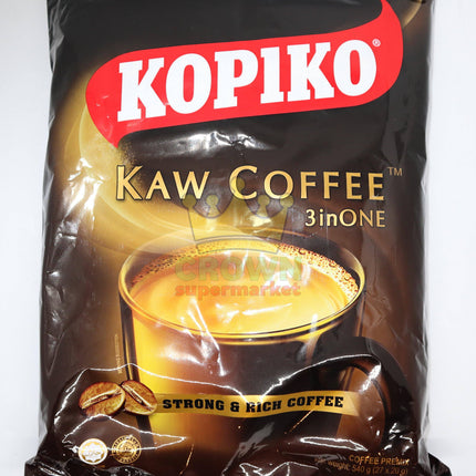 Kopiko Kaw Coffee 3 In One (Strong & Rich) 27 x 20g - Crown Supermarket