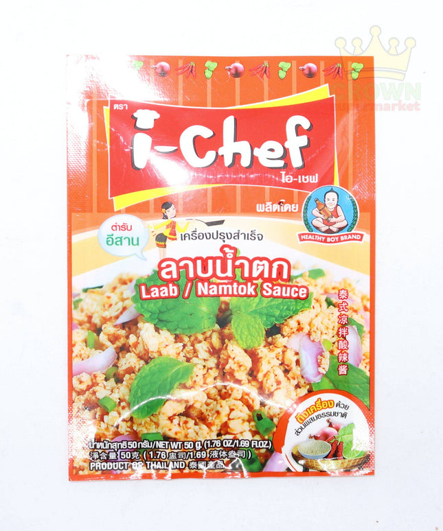 Healthy Boy I-Chef Laab / Namtok Sauce 50g - Crown Supermarket