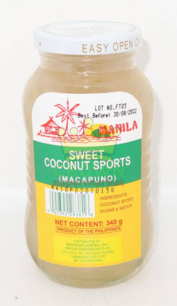 Manila Sweet Coconut Sports (Macapuno) 340g - Crown Supermarket