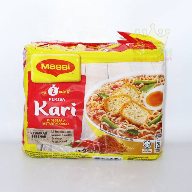 Maggi Kari Curry Noodles 5x79g - Crown Supermarket