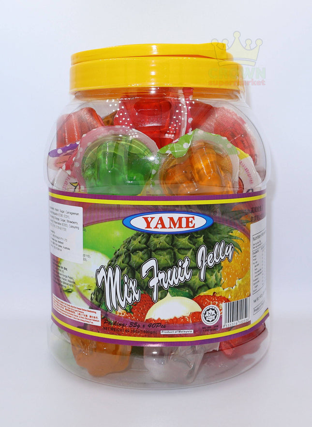 Yame Mix Fruit Jelly 40x35g - Crown Supermarket