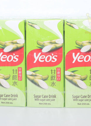 Yeo's Sugar Cane Drink 6x250ml - Crown Supermarket