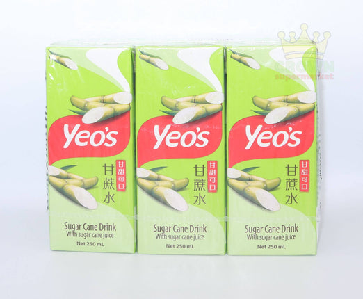 Yeo's Sugar Cane Drink 6x250ml - Crown Supermarket