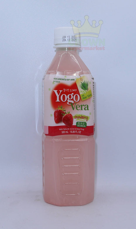 Yogovera Strawberry 500ml - Crown Supermarket