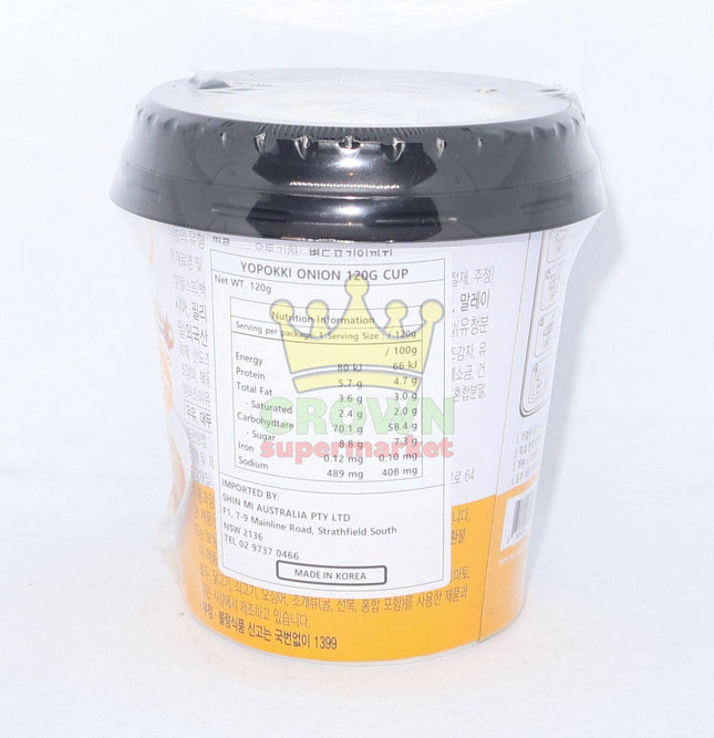 Young Poong Yopokki Golden Onion Butter Topokki 120g - Crown Supermarket