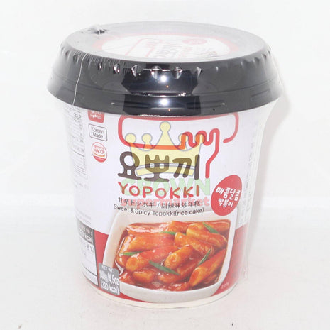 Young Poong Yopokki Sweet & Spicy Topokki Cup 140g - Crown Supermarket