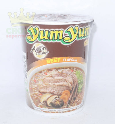 YumYum Noodles Cup Beef 70g - Crown Supermarket