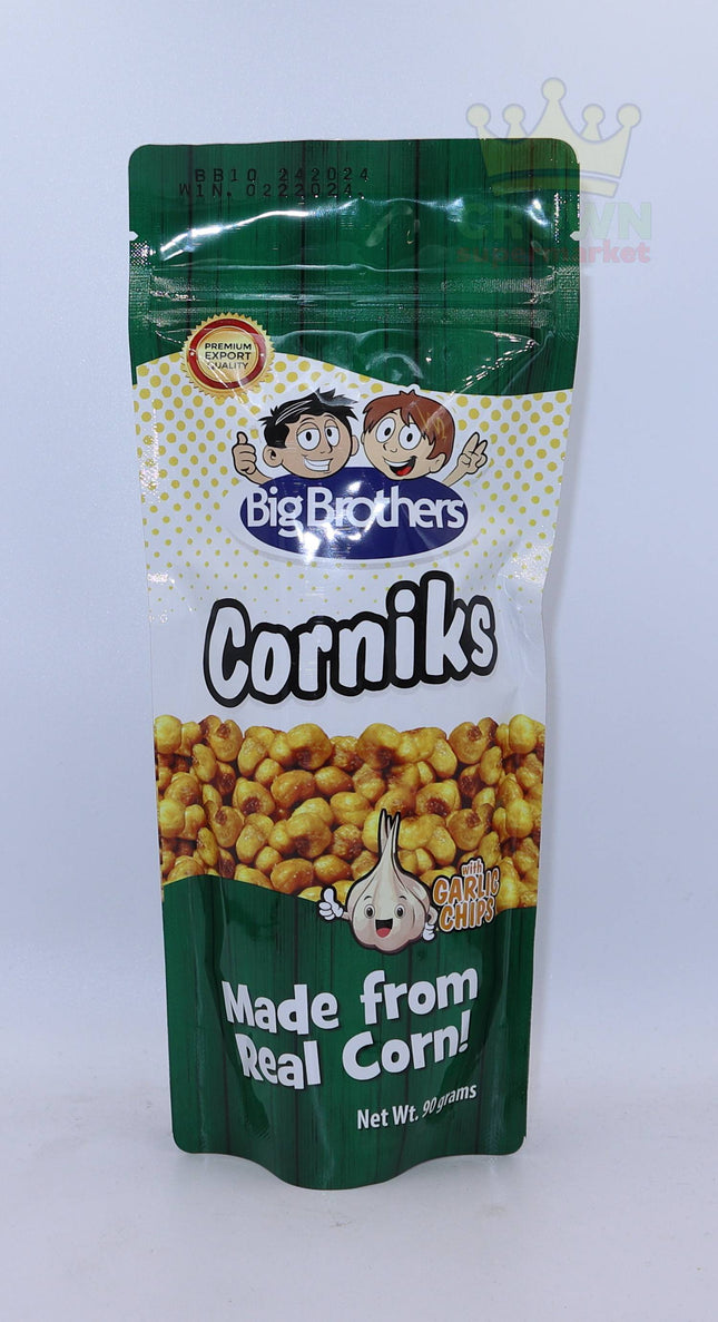 Big Brothers Cornicks with Garlic Chips 90g - Crown Supermarket