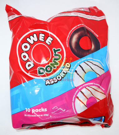 Doowee Donut Assorted 10 x 42g - Crown Supermarket