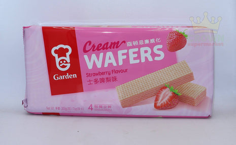 Garden Cream Wafers Strawberry Flavour 200g - Crown Supermarket