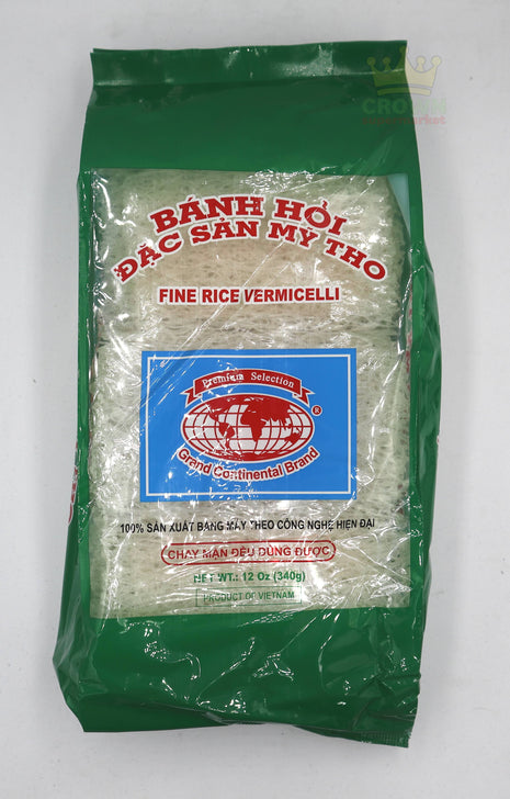 Grand Continental Fine Rice Vermicelli (Banh Hoi Dac San My Tho) 340g - Crown Supermarket
