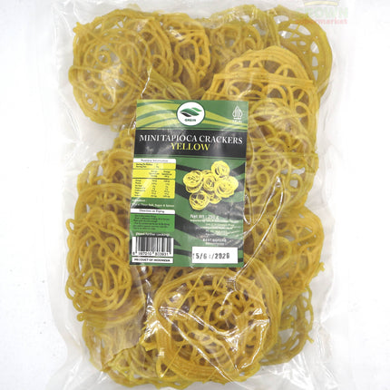 Grein Mini Tapioca Crackers Yellow 250g Uncooked - Crown Supermarket
