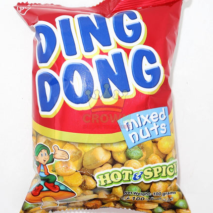 JBC Ding Dong Mixed Nuts Hot & Spicy 100g - Crown Supermarket