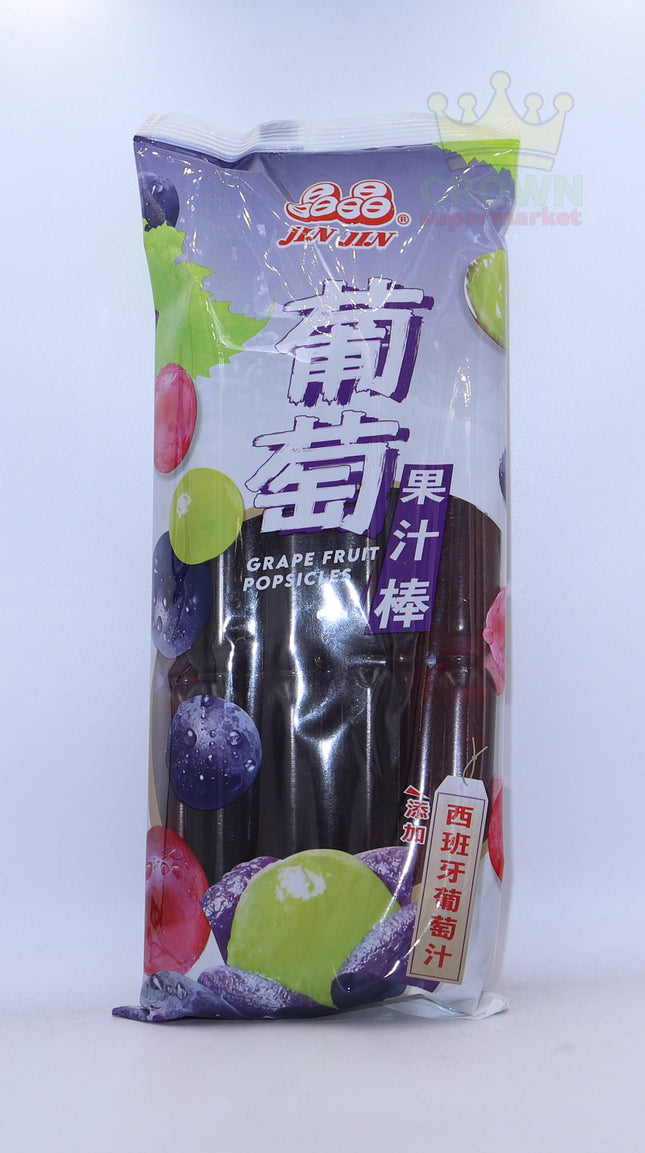 Jin Jin Grape Fruit Popsicles 680g - Crown Supermarket