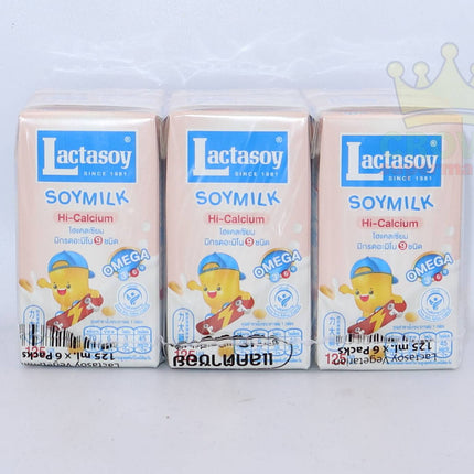 Lactasoy Soymilk Hi-Calcium 6x125ml - Crown Supermarket