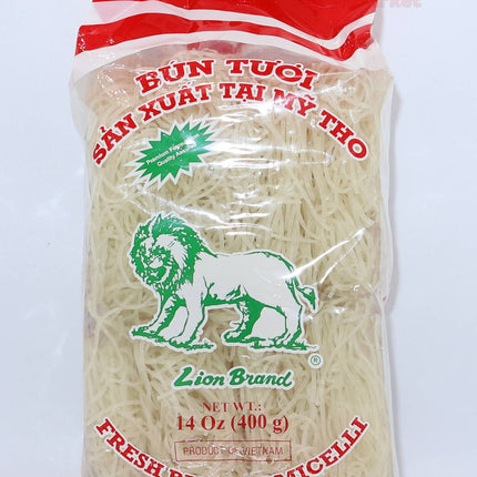 Lion Bun Tuoi (Fresh Rice Vermicelli) 400g - Crown Supermarket