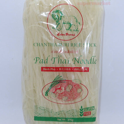 Lion Pad Thai Noodle 3mm 375g - Crown Supermarket