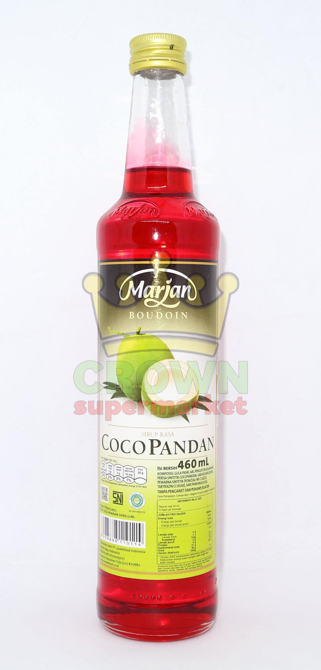 Marjan Boudoin Sirup Rasa Coco Pandan 460ml - Crown Supermarket