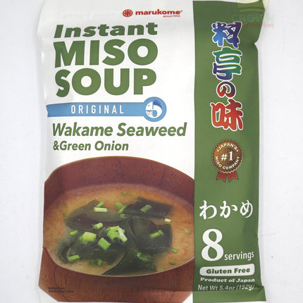 Marukome Miso Soup Wakame Seaweed & Green Onion (8 servings) 152g - Crown Supermarket