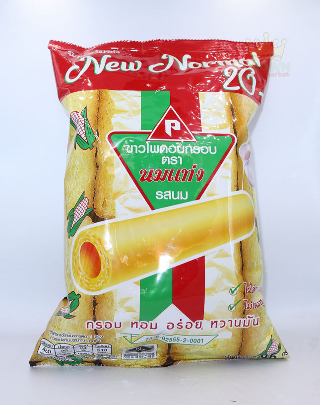 Nom Tang Corn Snack New Normal Milk Flavor 96g - Crown Supermarket