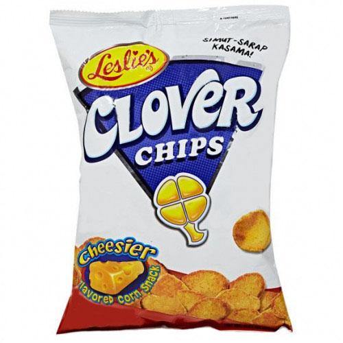 Leslie's Clover Chips, Cheesier (Blue) 145g - Crown Supermarket