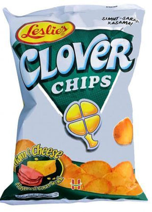 Leslie's Clover Chips, Ham & Cheese (Green) 155g - Crown Supermarket