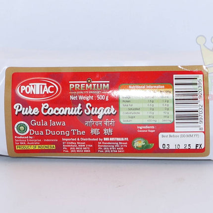Pontiac Pure Coconut Sugar 500g - Crown Supermarket