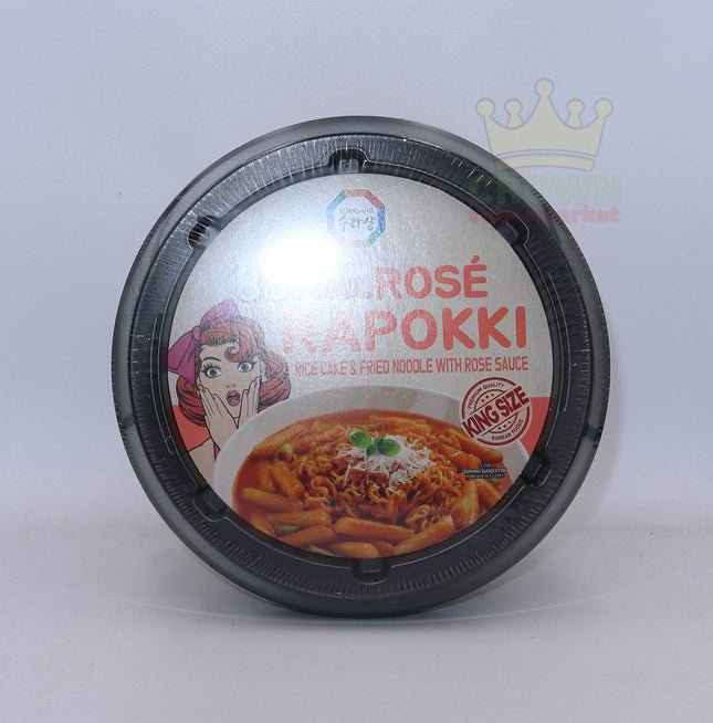 Surasang 88 Seoul Rose Rapokki (Rice Cake & Fried Noodle with Rose Sauce) 185g - Crown Supermarket