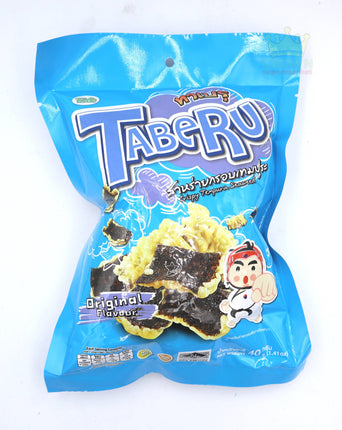 Taberu Crispy Tempura Seaweed Original 40g - Crown Supermarket