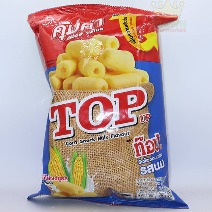 Top Up Corn Snack Milk Flavour 75g - Crown Supermarket
