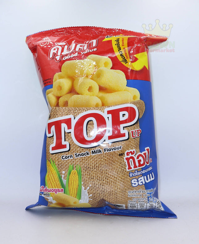 Top Up Corn Snack Milk Flavour 75g - Crown Supermarket